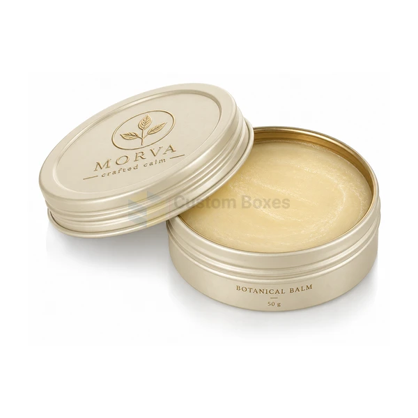 custom screw top metal tins